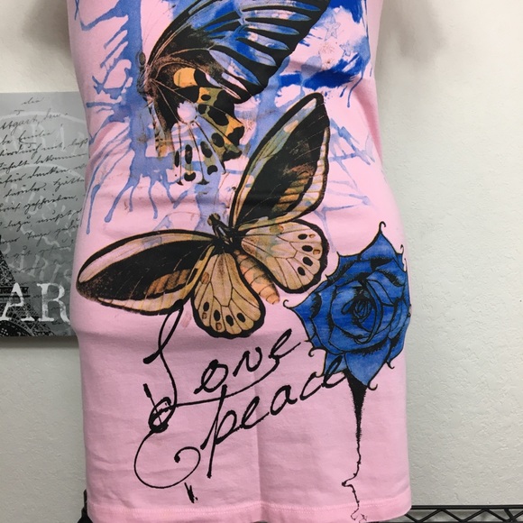 Surfers Paradise Graphic Tee, pink small - Picture 3 of 9